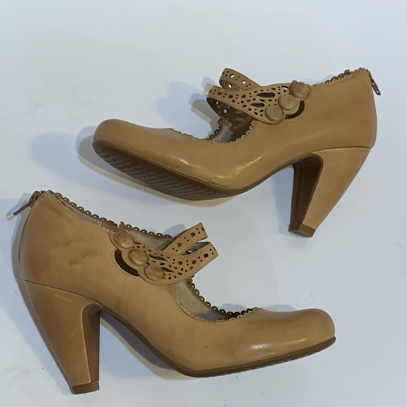 Miz mooz tan Laser cut dress pump Starla - Picture 5 of 16